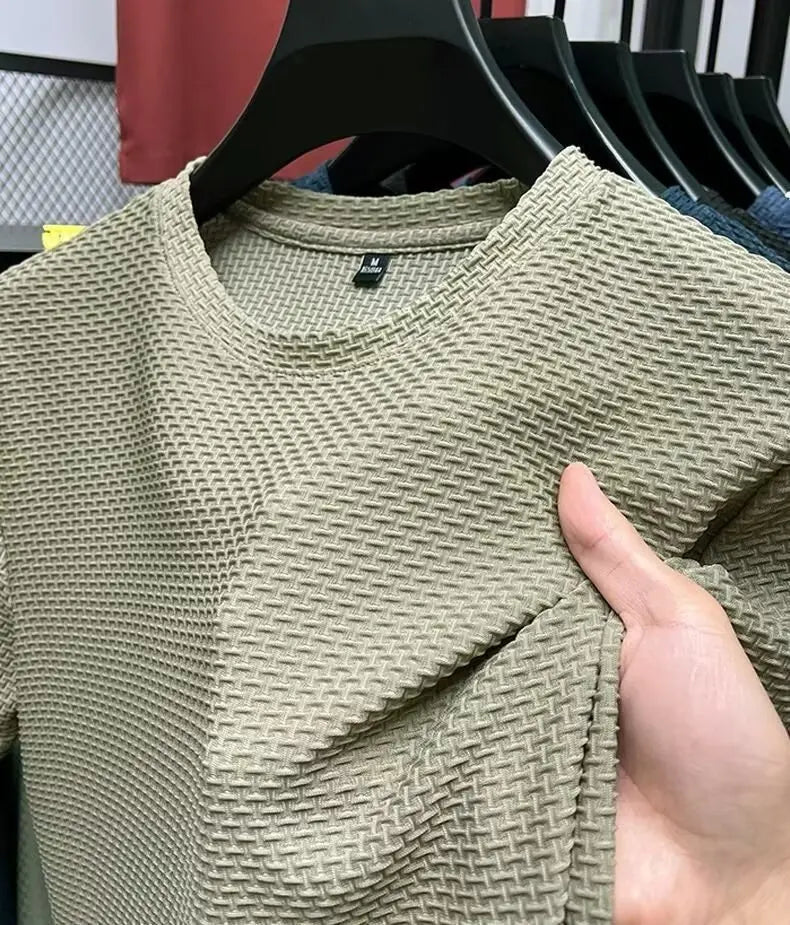 Bamboo Mesh Ice Silk T-shirt